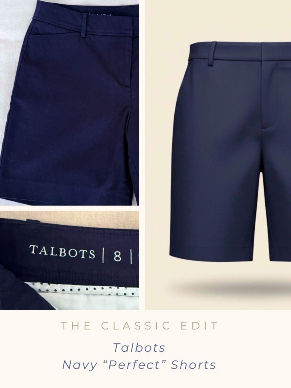 Talbots | Perfect Shorts 7” Bermuda | Indigo Blue